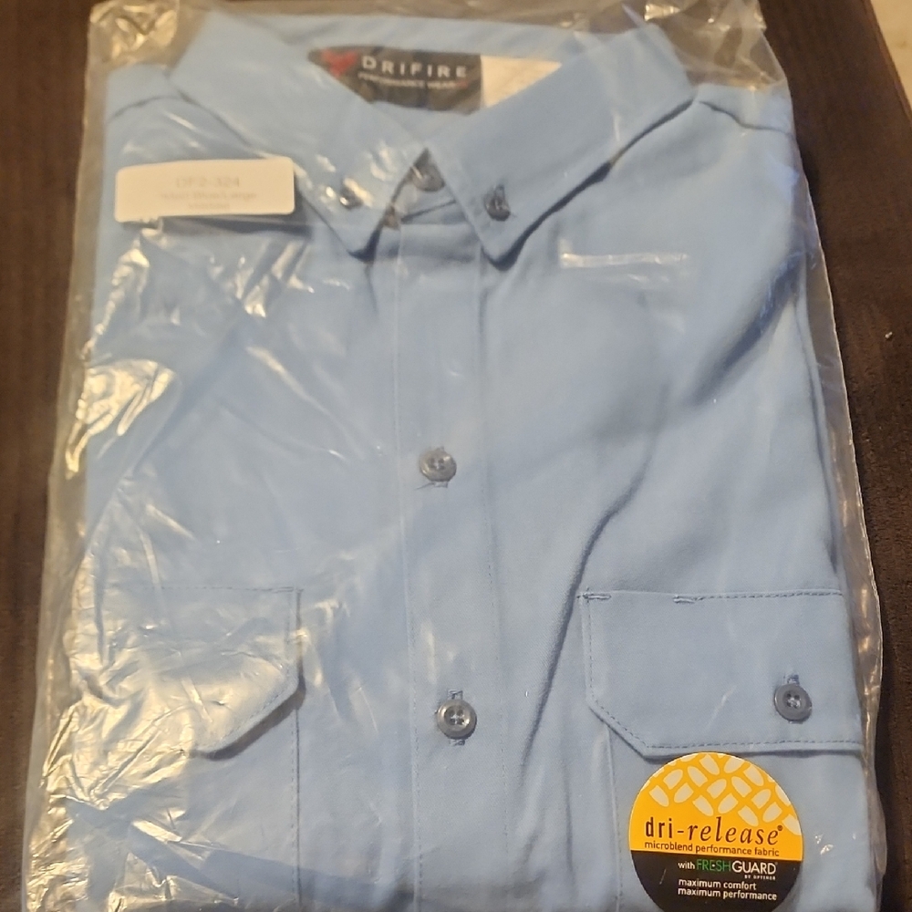 Mens DRIFIRE FR Button Down Long Sleeve Shirt Size L